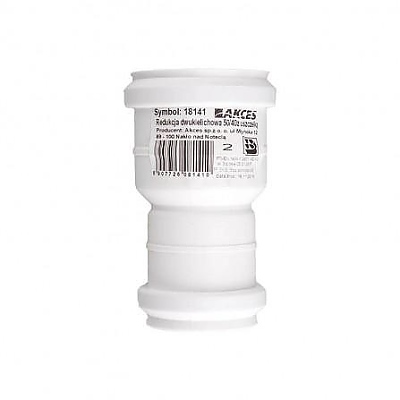 Редукция права Ø50 - Ø40мм с уплътнение двустранно /право/ - 100мм