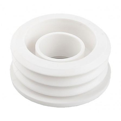 Маншон Ø50/25мм - бял PVC за фитинг