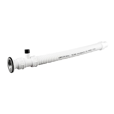 Еденичен сифон с извод за пелалня S00019