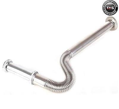 Гофрирана връзка неръждаема хром 1 1/4 /10531