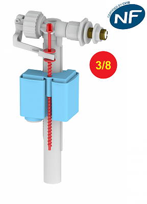 Странично пълнещ механизъм за тоалетно казанче с месингов щуцер 3/8