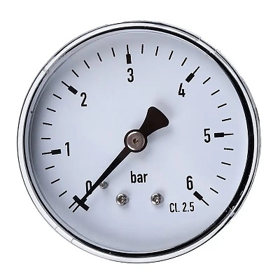 Манометър радиаторен аксиален WATTS Ф 50 - 1/4 0-6 BAR