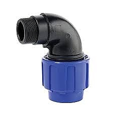 ПЕ Коляно с външна резба 