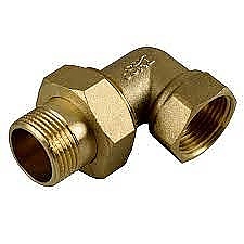 Радиаторен холендър ъглов месинг 1