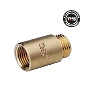 Удължител месинг шагрен 3/4 х 40 мм.