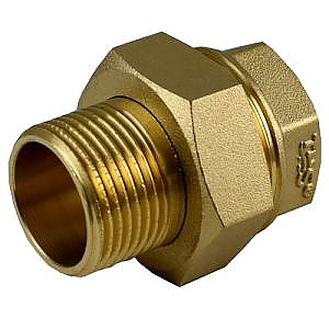 Радиаторен холендър прав месинг 1