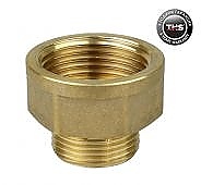 Муфа нипел месинг тежък модел 1/2